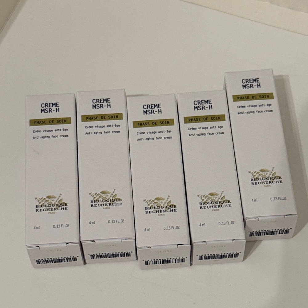 NEW Face Cream MSR-H Samples Set of 5